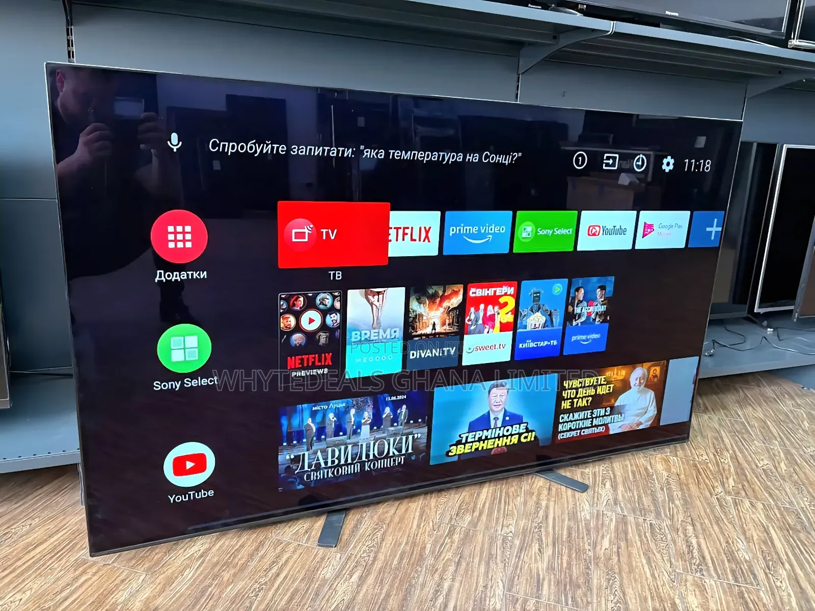 Sony 55" Smart Oled Google Tv| Bluetooth| Voice-Control|Ultra Thin|Hdr