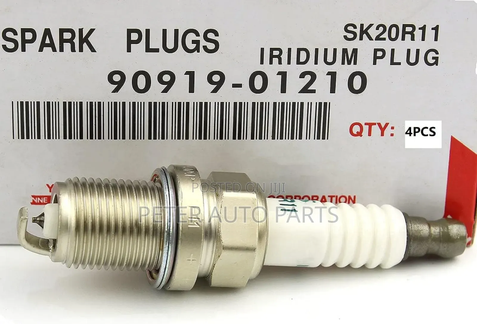 Toyota Yaris 2010-12 Spark Plugs.