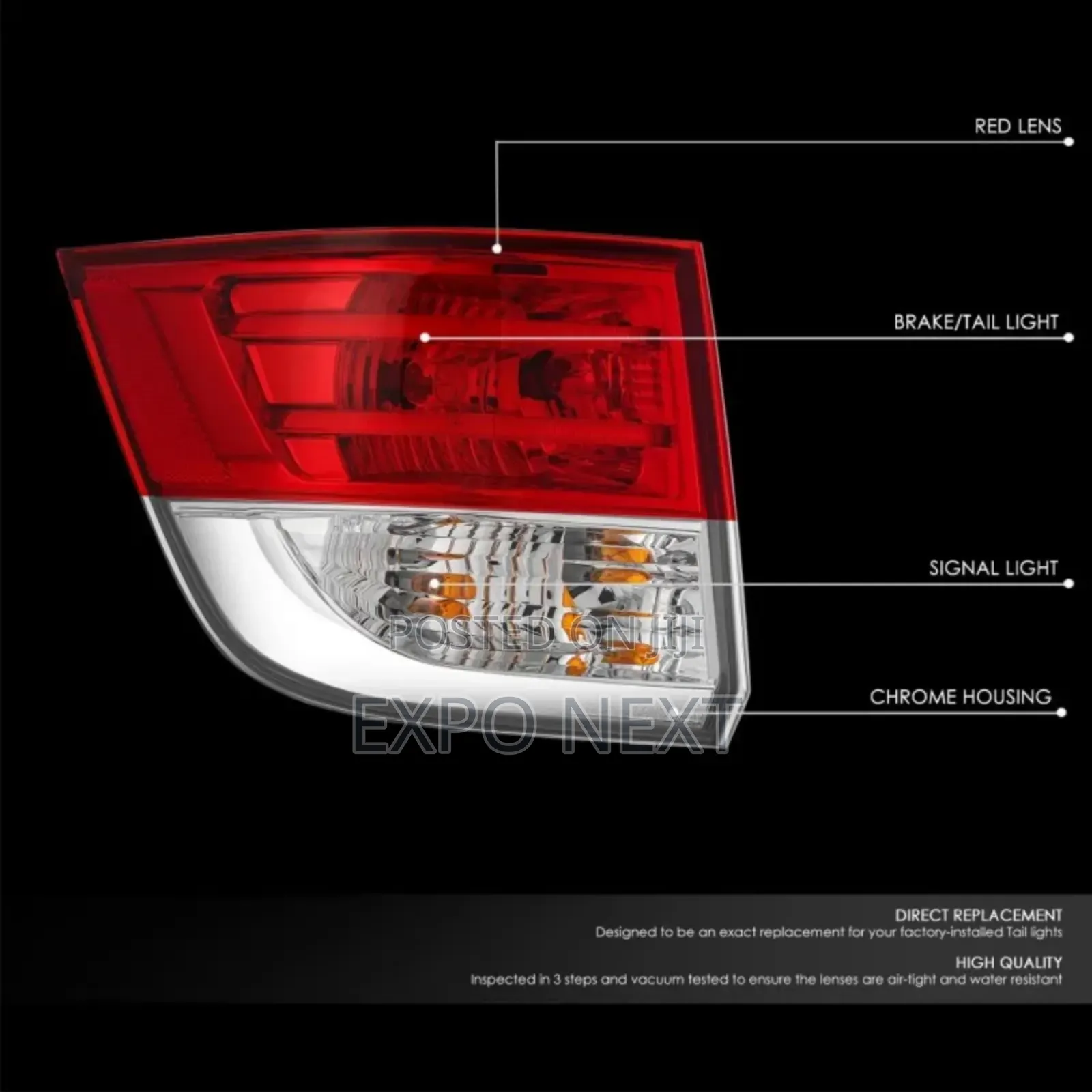 Honda Odyssey 2014-2017 Taillight