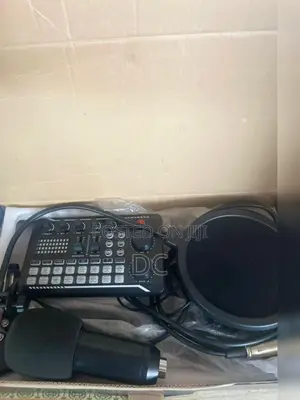 Professional Condenser Microphone Recording Setup
