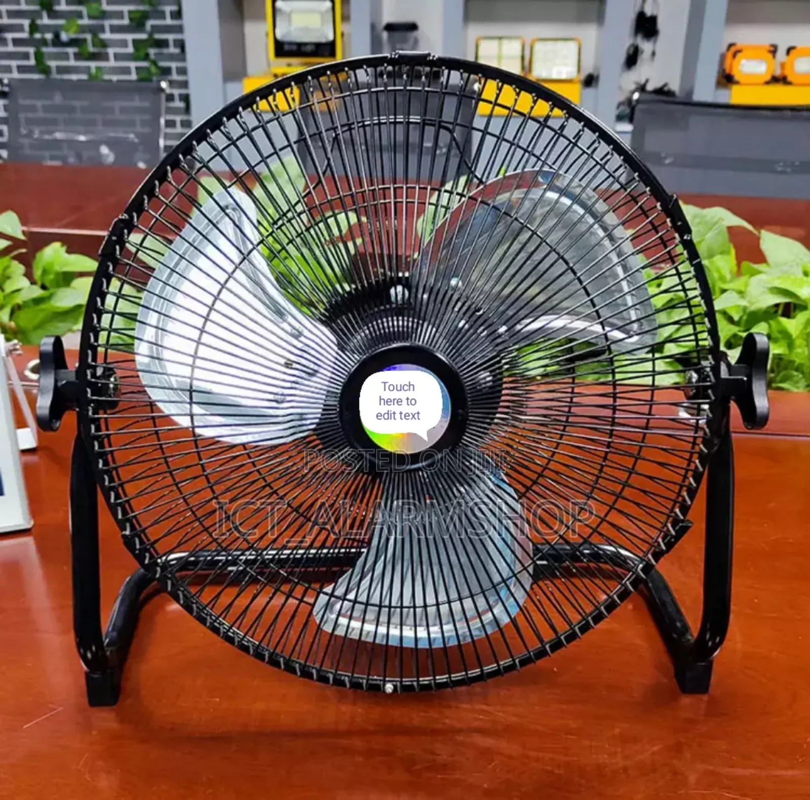 Rechargeable Solar Powered Ventilation Fan