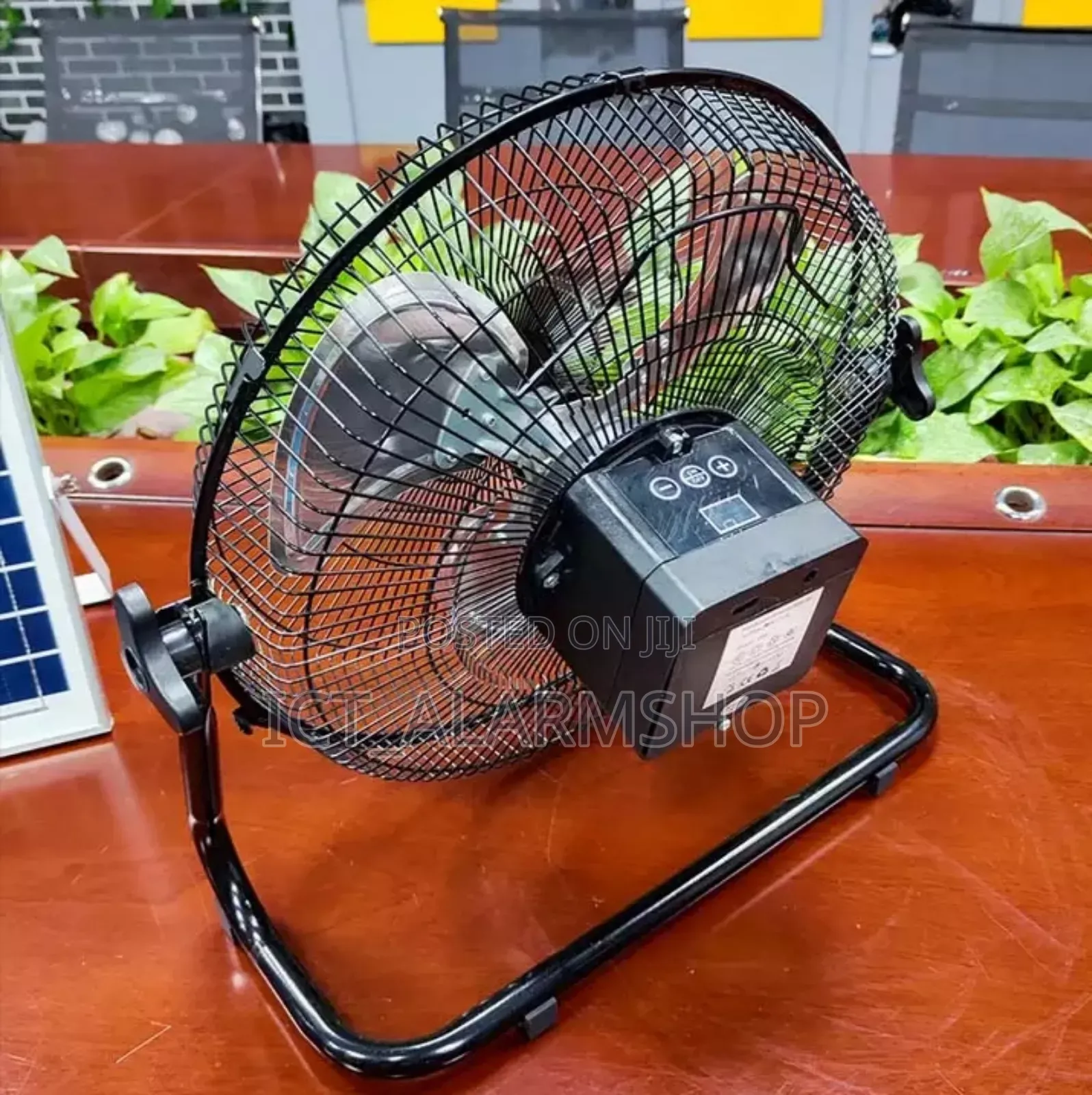 Rechargeable Solar Powered Ventilation Fan