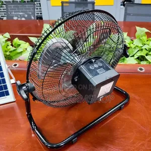 Rechargeable Solar Powered Ventilation Fan