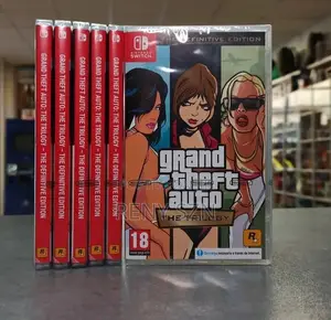 Grand Theft Auto the Trilogy Definitive Edition Nintendo Switch Card