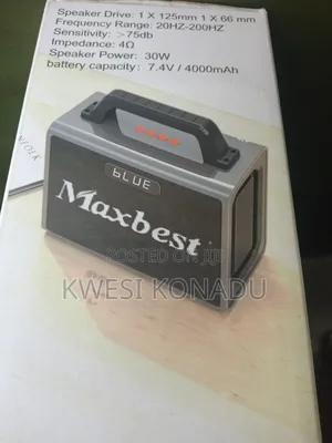 Original Maxbest Mb-M8 Portable Rechargeable Speaker