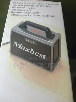 Original Maxbest Mb-M8 Portable Rechargeable Speaker