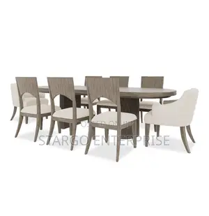 Frandlyn 9pc Dining Set (Table + 8 Side Chairs)