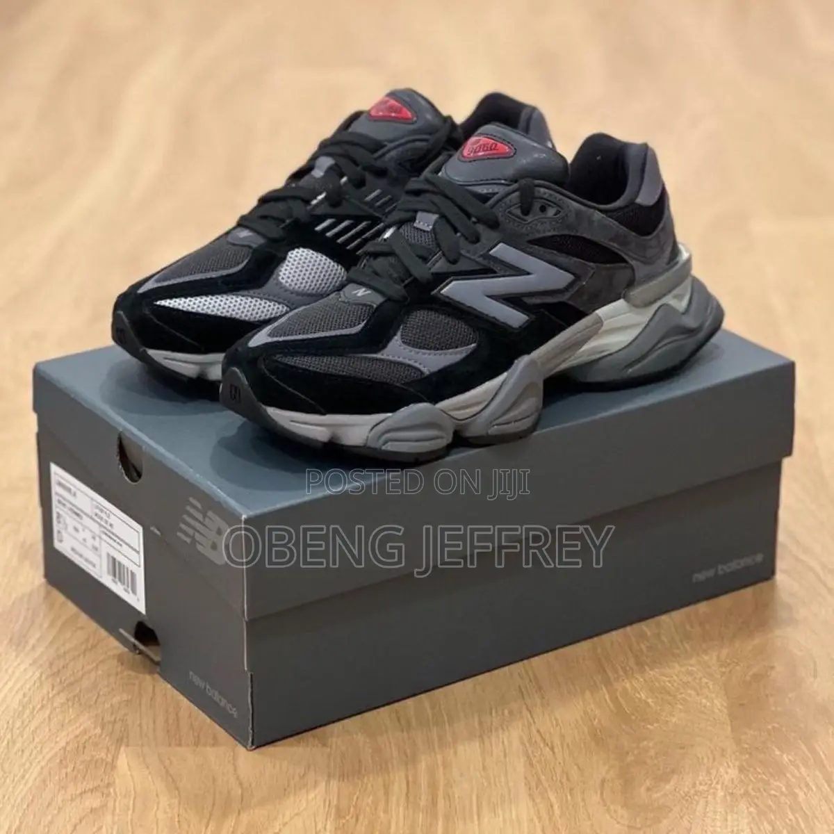 Original New Balance 9060 Castle Rock Gray/ Black Color