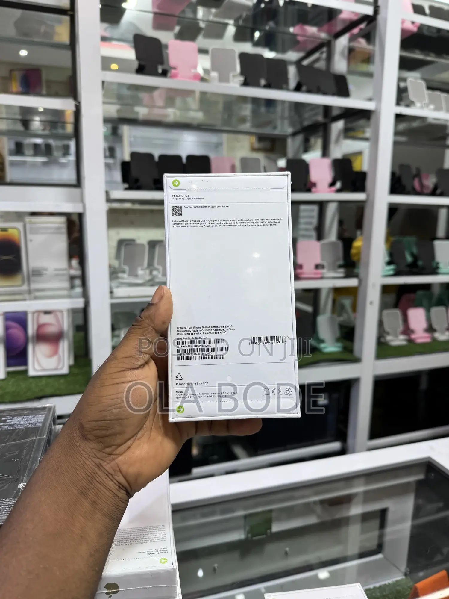 New Apple iPhone 16 Plus 256 GB Blue