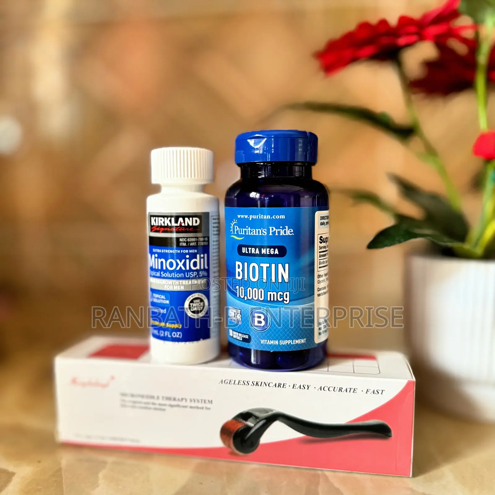 Kirkland Plus Puritan Biotin Plus Derma Roller