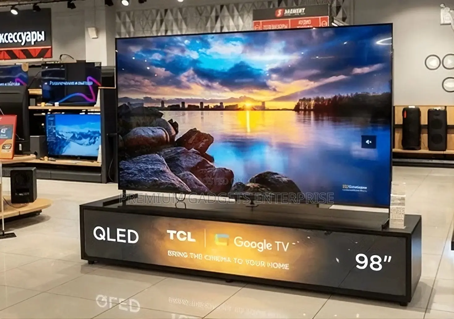 Tcl 98 Inches 4k Ultra Hd Smart Qled Google Tv 98p8k |