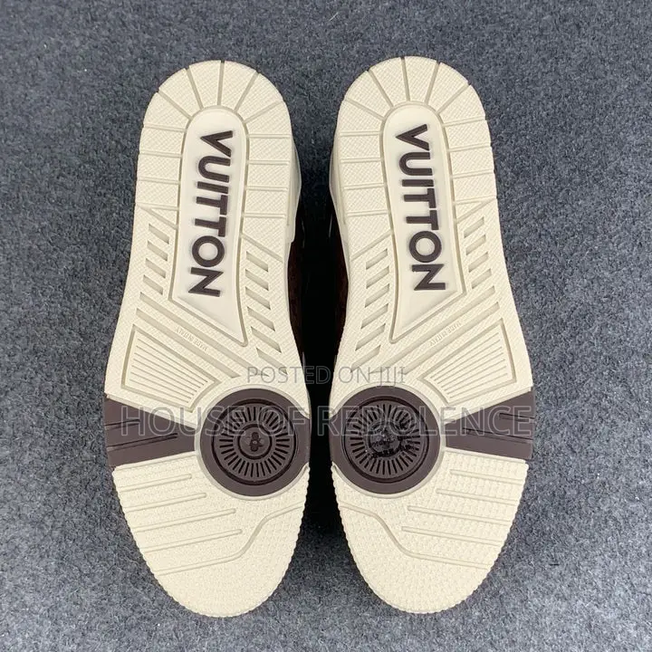 Louis Vuitton X Tyler, The Creator Lv Trainer Mocha Sneakers