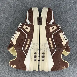 Louis Vuitton X Tyler, The Creator Lv Trainer Mocha Sneakers