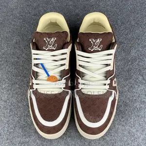 Louis Vuitton X Tyler, The Creator Lv Trainer Mocha Sneakers
