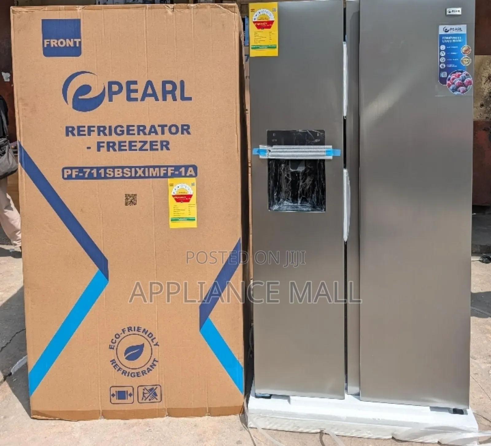 Pearl Fridge Side by Side Pf711sb