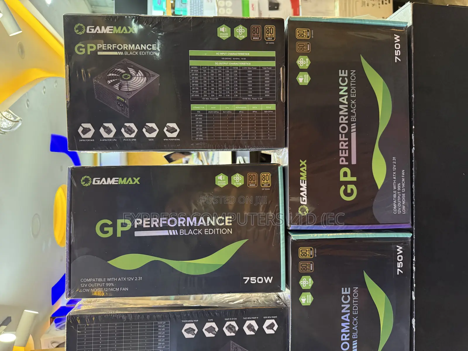 Gamemax 750w Gaming Power Supply 80plus Gold Certified Gp Performance