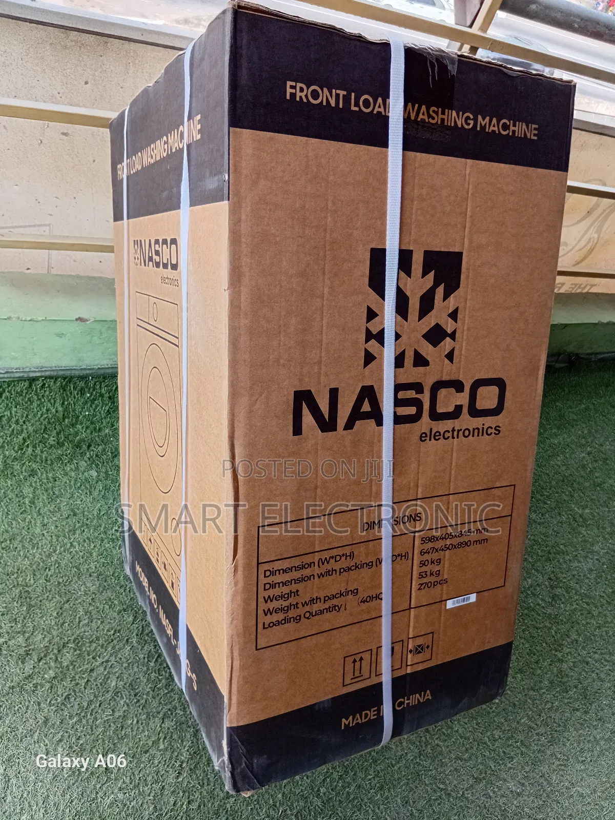Nasco 6.0kg Compact Front Load Washer – Space Saving Design