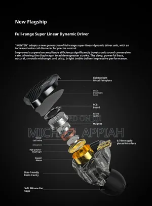 Kz Gk Kunten High Performance Acoustic in-Ear Monitors (Iem)