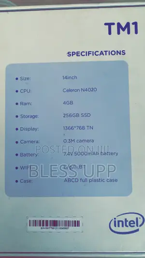 New Laptop Microsoft 4GB Intel Celeron SSD 256GB