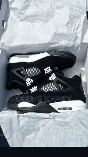 Original Nike Air Jordan 4 White Thunder