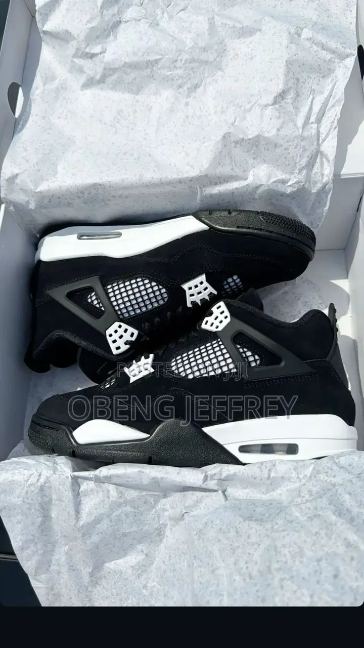 Original Nike Air Jordan 4 White Thunder