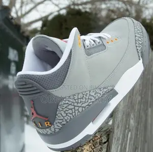 Original Nike Air Retro Jordan 3 Cool Grey