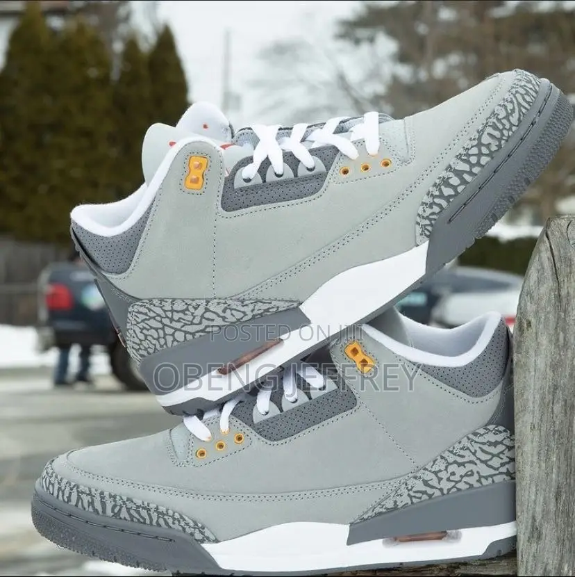 Original Nike Air Retro Jordan 3 Cool Grey