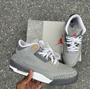 Original Nike Air Retro Jordan 3 Cool Grey