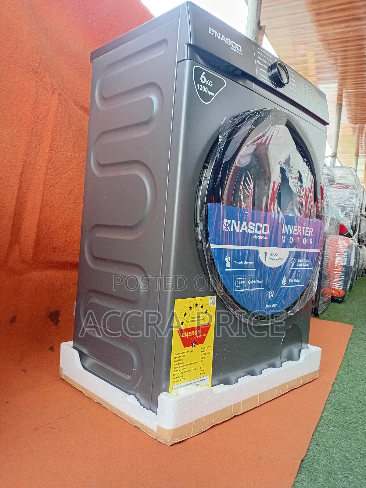 Quick Relief Washing With Nasco 6kg Fully Automatic Washing Machine