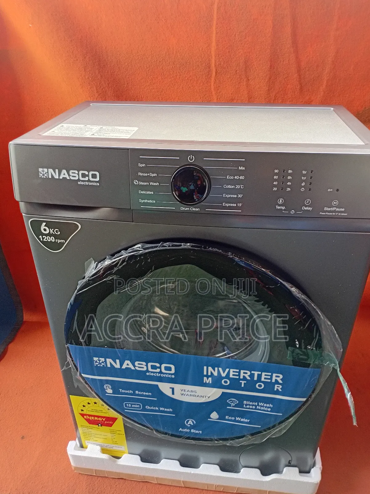 Star Life Washing Machines Hail Nasco 6kg Front Load Washing Machine
