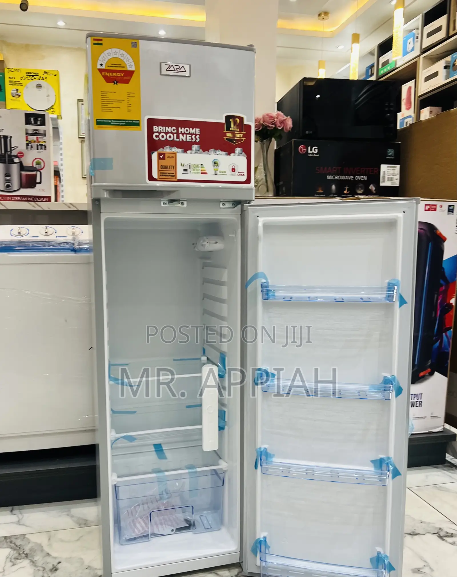 Get Premium Zara 24tmf 166l Top Mount Freezer Fridge(Silver)