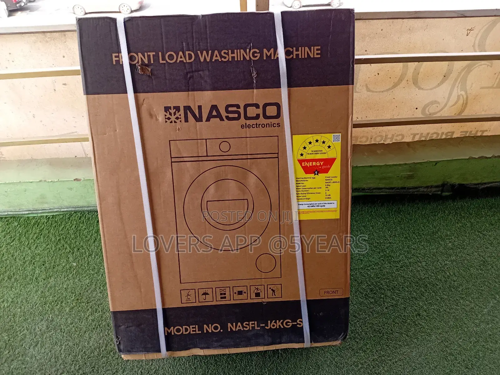 Quietoperation Frontloader Washing Machine, Nasco 6kg Washing Machine