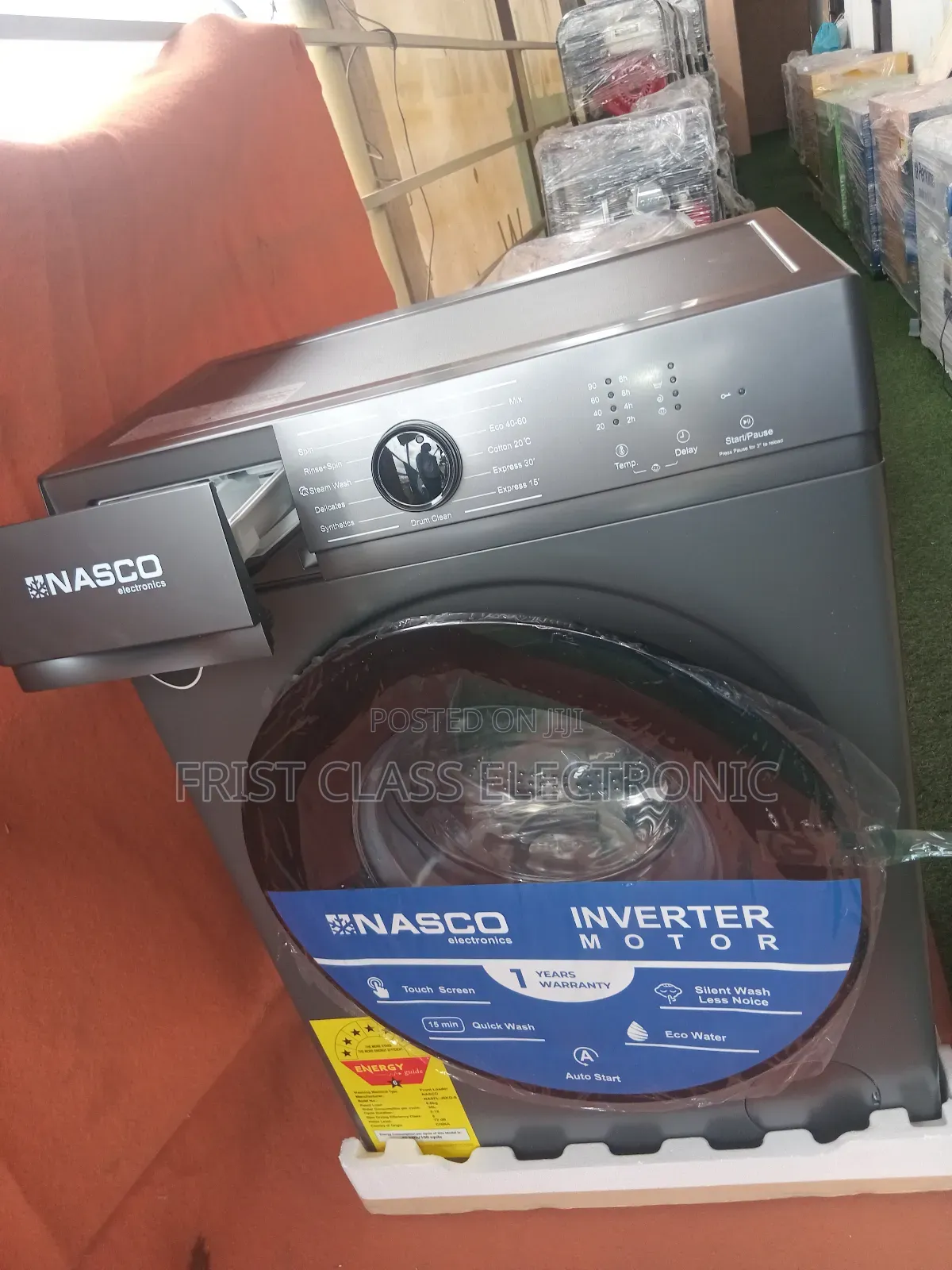 Experience Fresch Clothes With Nasco 6kg Front Load Washing Machine