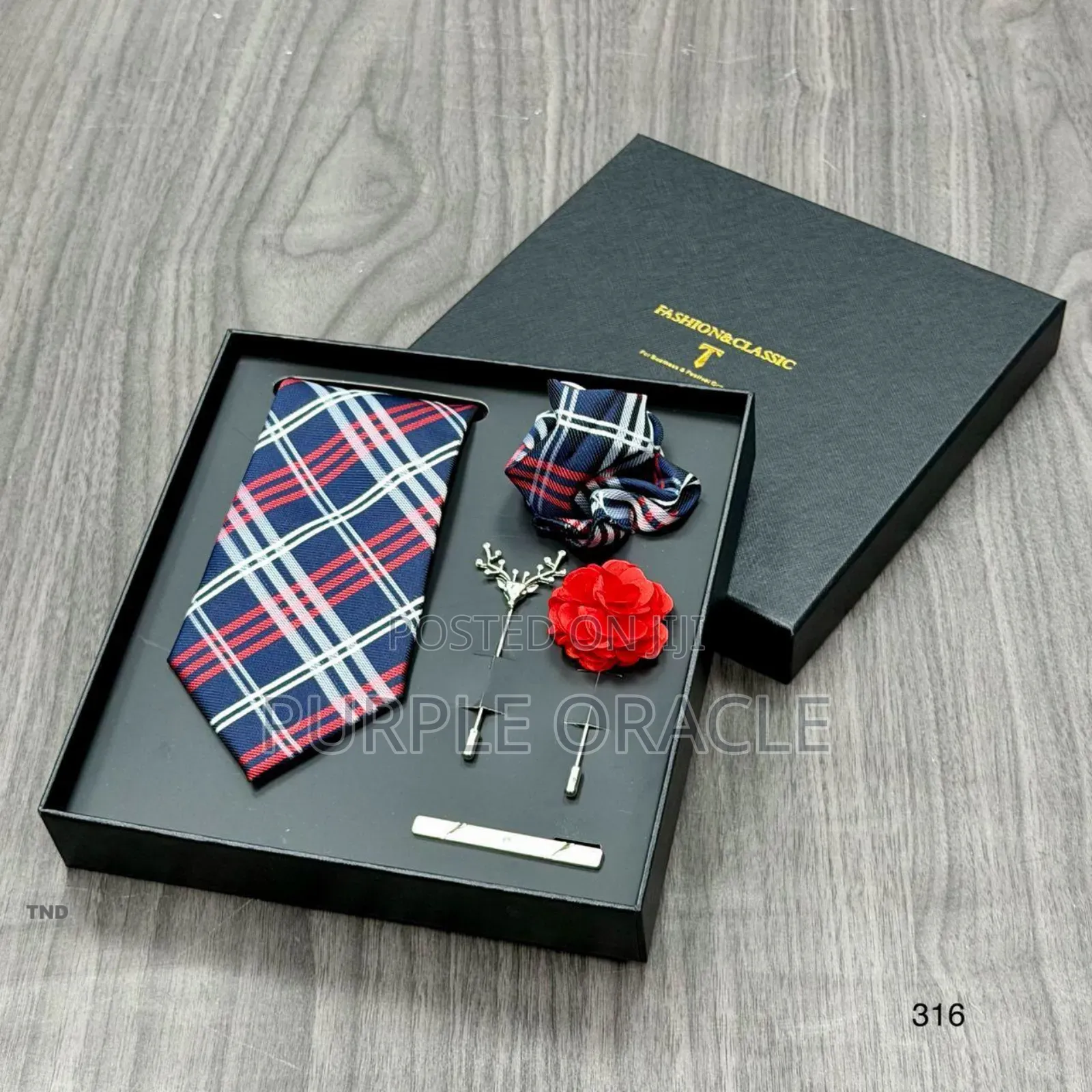 Men's Paisley Necktie Gift Set
