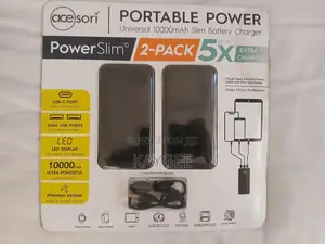 2 Pack Portable Powe Bank