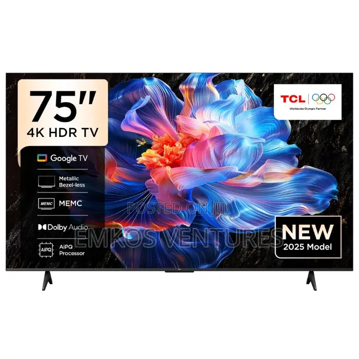 Cl 75p6k 75-Inch Uhd Smart Google Tv From the 2025 Model Year.