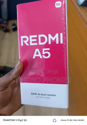 New Xiaomi Redmi A5 4G 64 GB Black