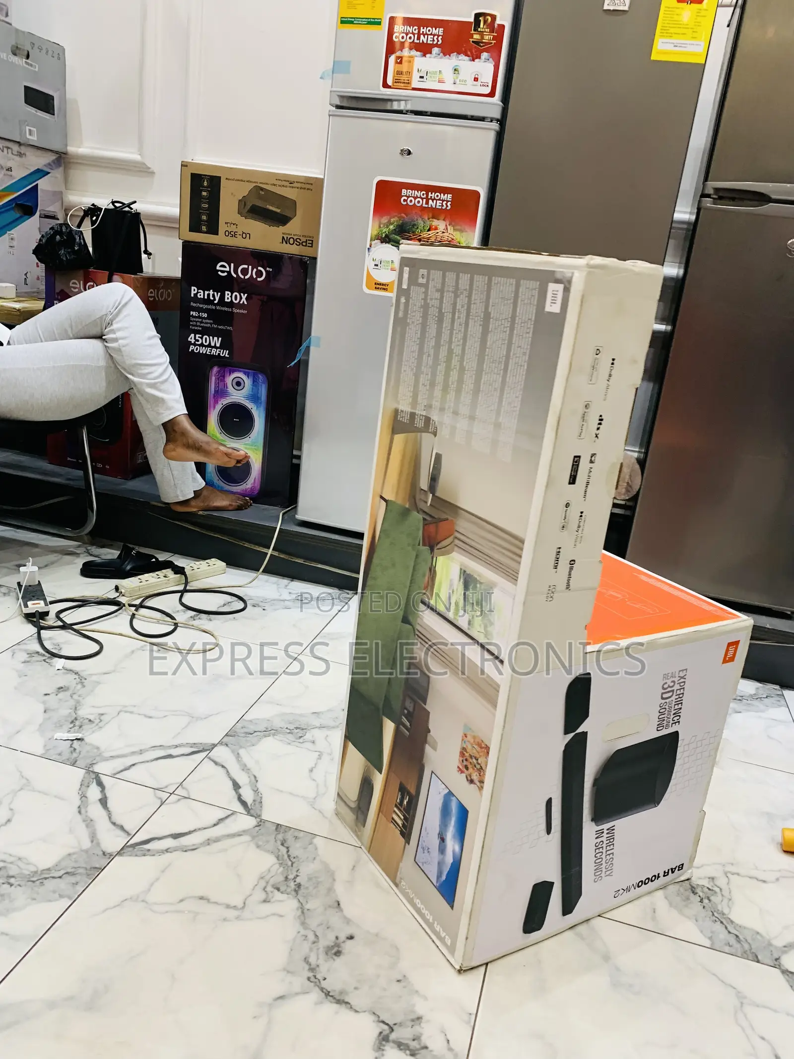 Long Lasting Effects Wireless Sound System JBL Bar 1000 Mk2