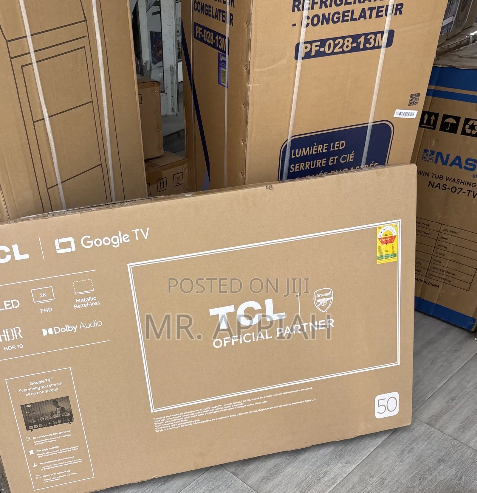 Get Premium TCL-50s5k 50” Qled Smart Satellite Tv(2025 Model)Black