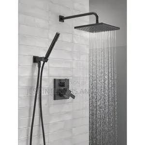 Delta Rain Shower Head With Handheld Spray, Shower Faucet Set