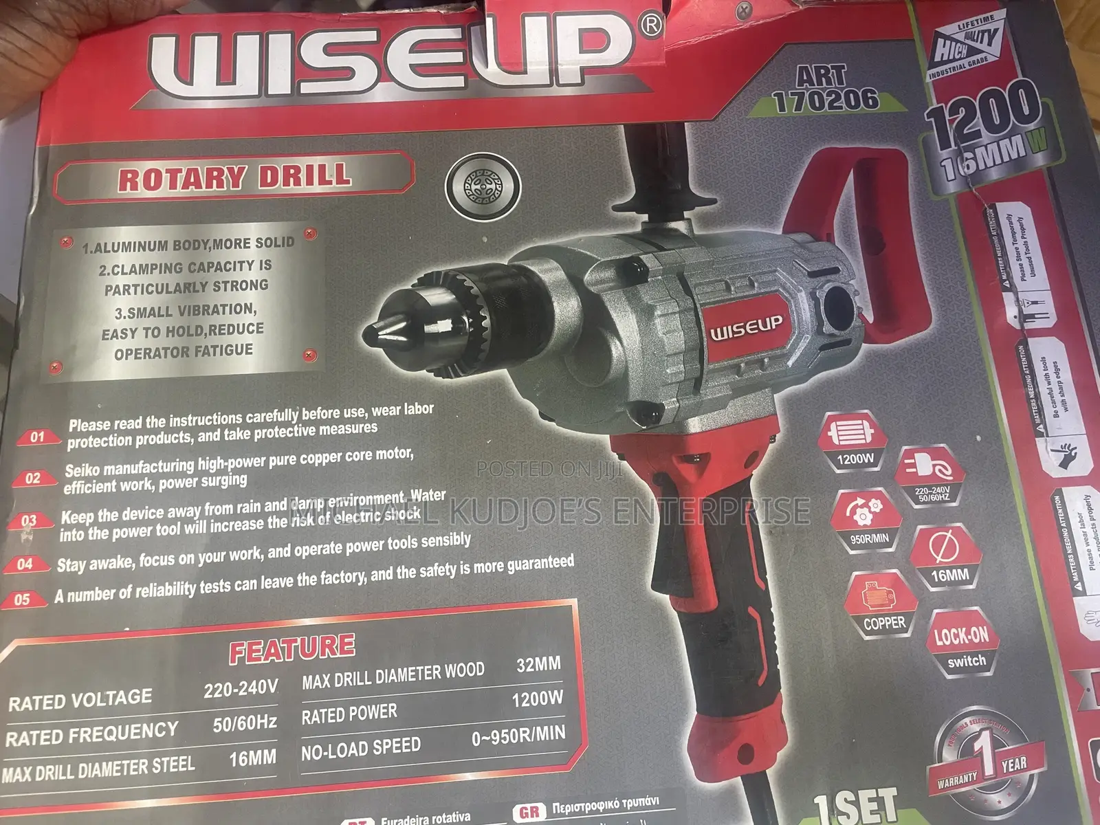Wise Up 16mm Rotary Drill