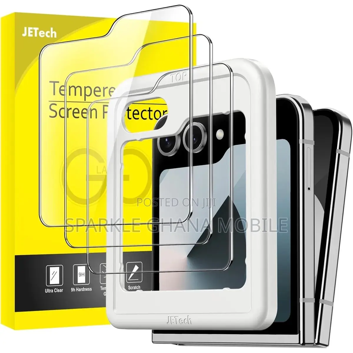 Samsung Galaxy Z Flip 7 Fe Front Glass Protector With Back Edges