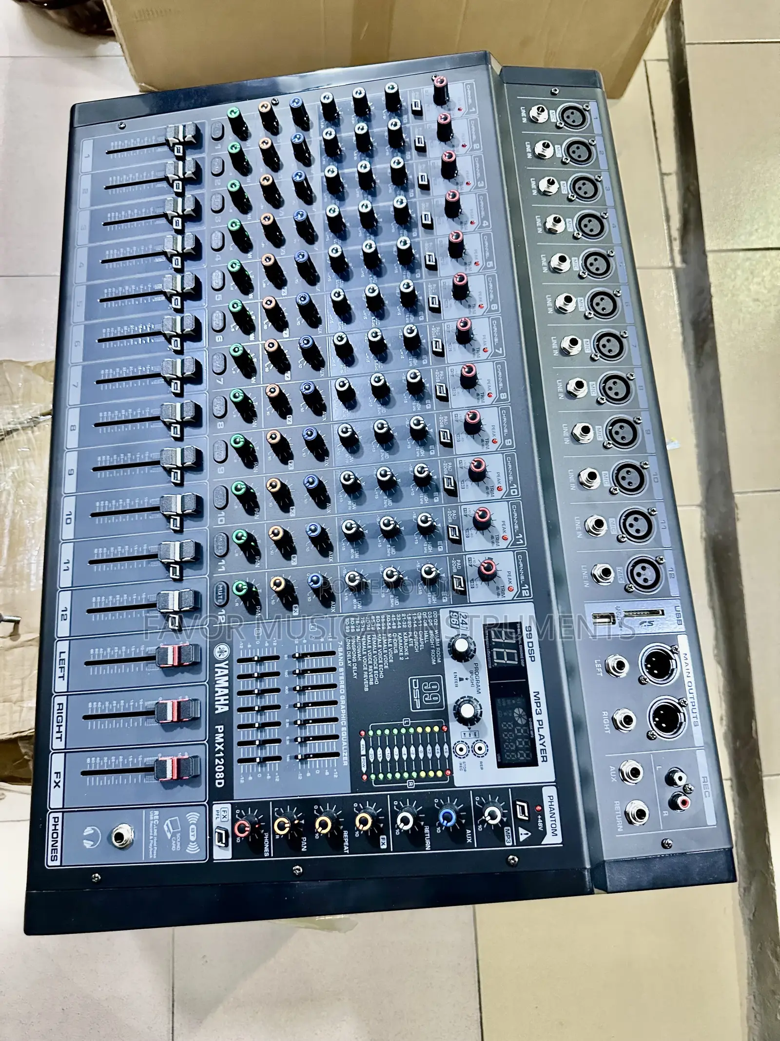 Yamaha 12” Inches Powered Mixer