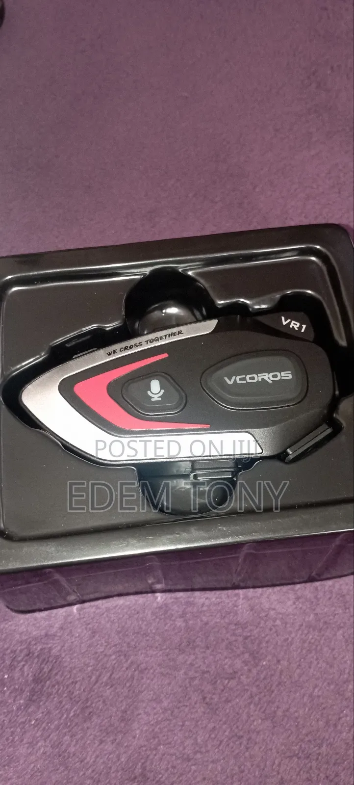 Vcoros Vr1 Is A Wireless Motorcycle Helmet Headset