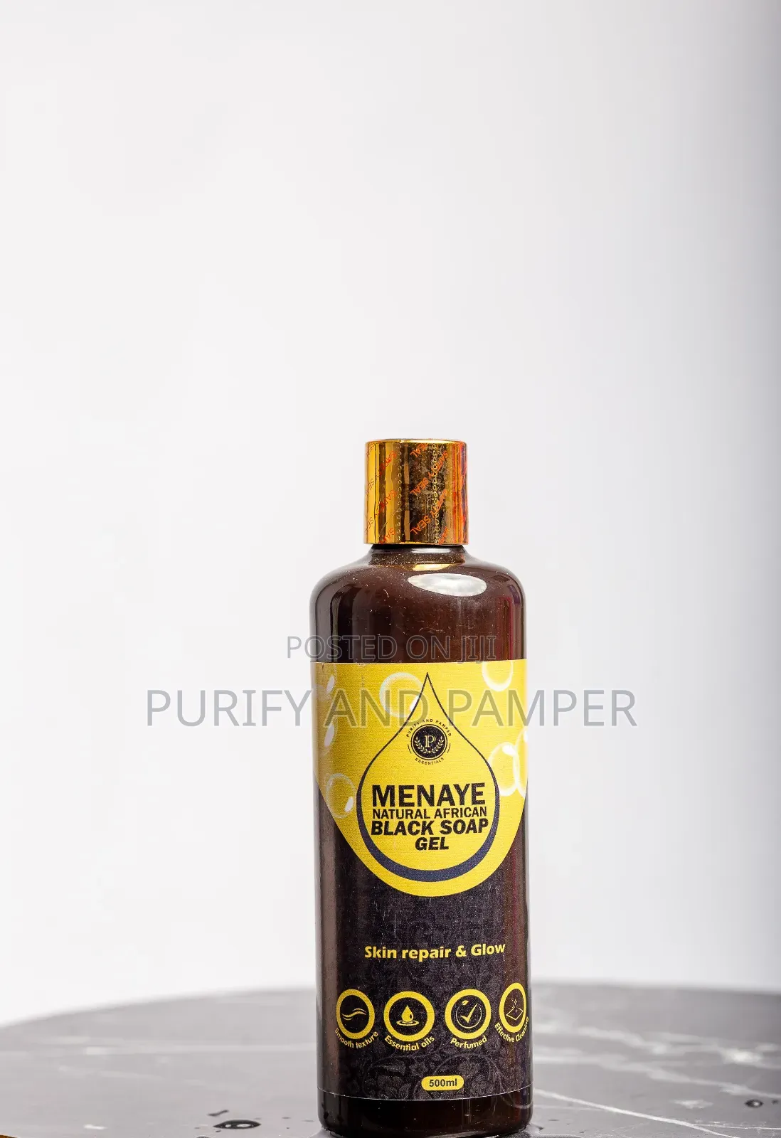 Menaye African Black Soap Shower Gel