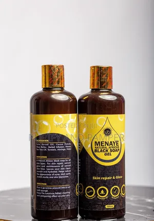 Menaye African Black Soap Shower Gel