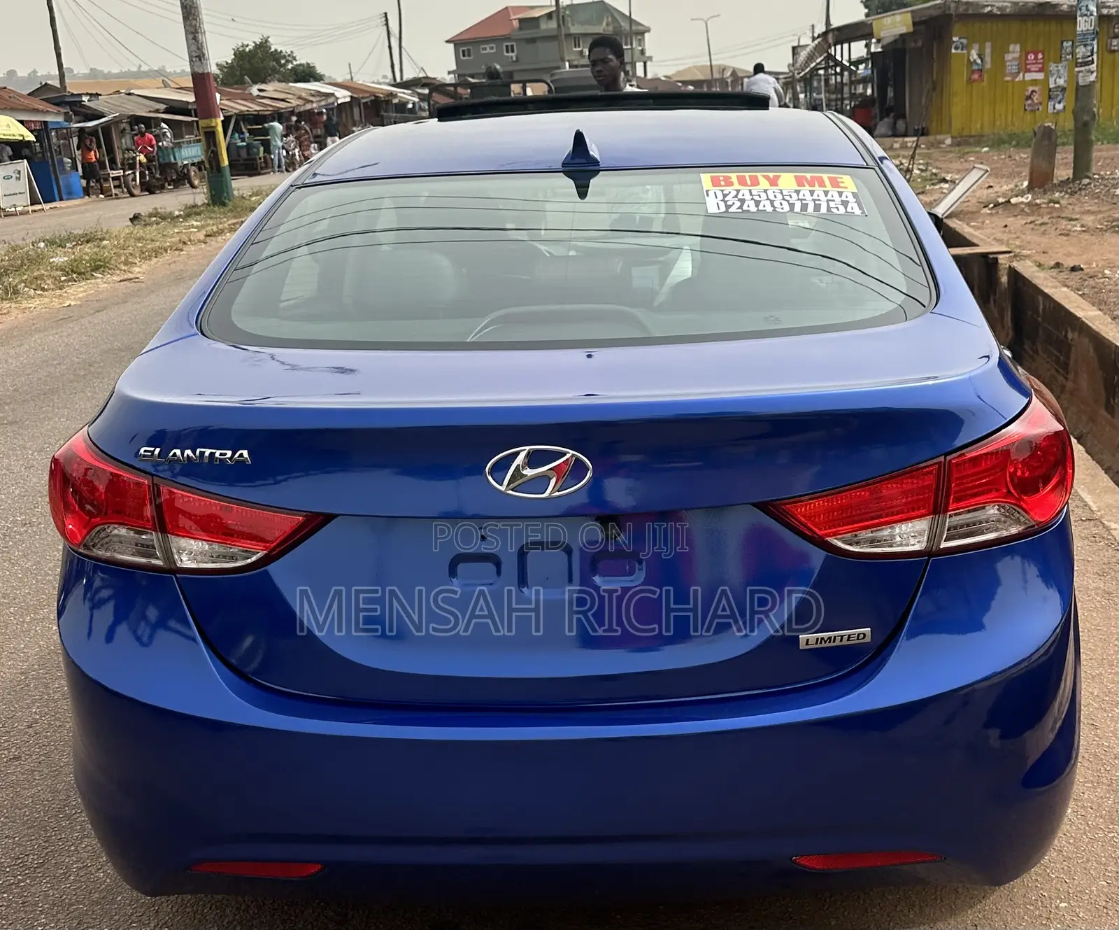 Hyundai Elantra Limited Sedan FWD (1.8L 4cyl 6A) 2013 Blue