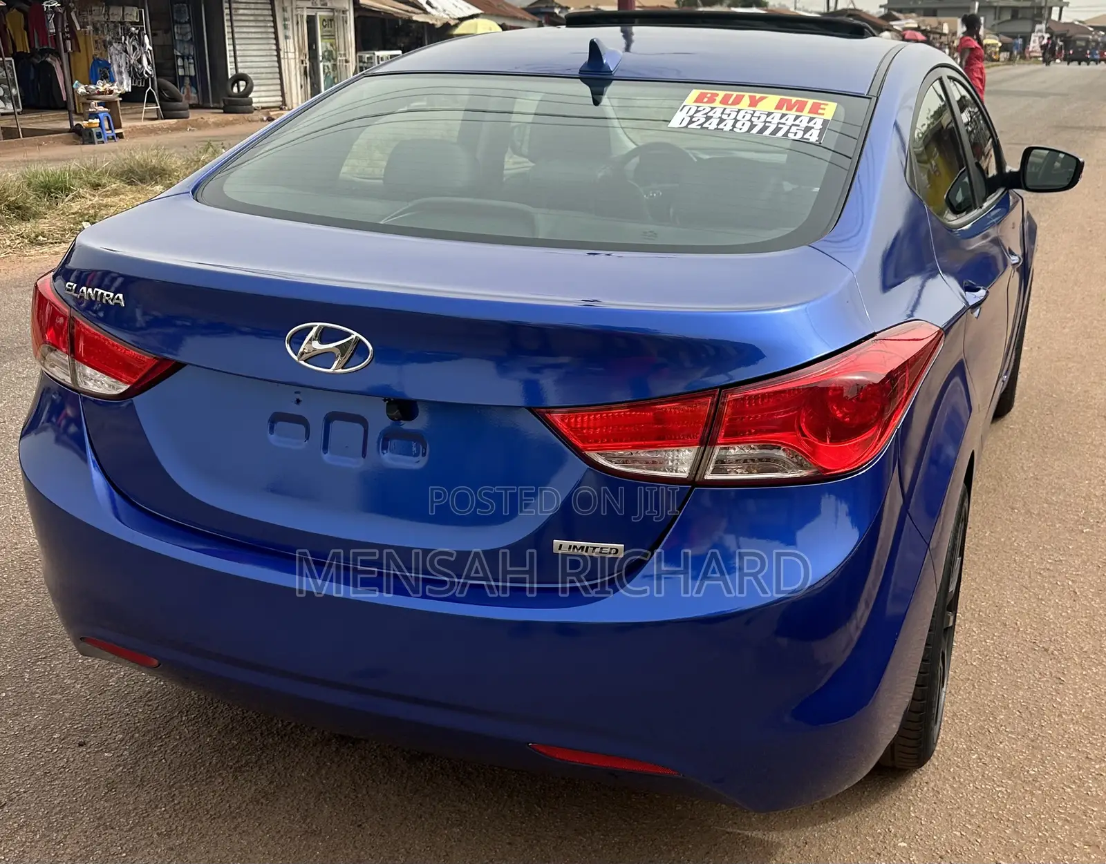 Hyundai Elantra Limited Sedan FWD (1.8L 4cyl 6A) 2013 Blue
