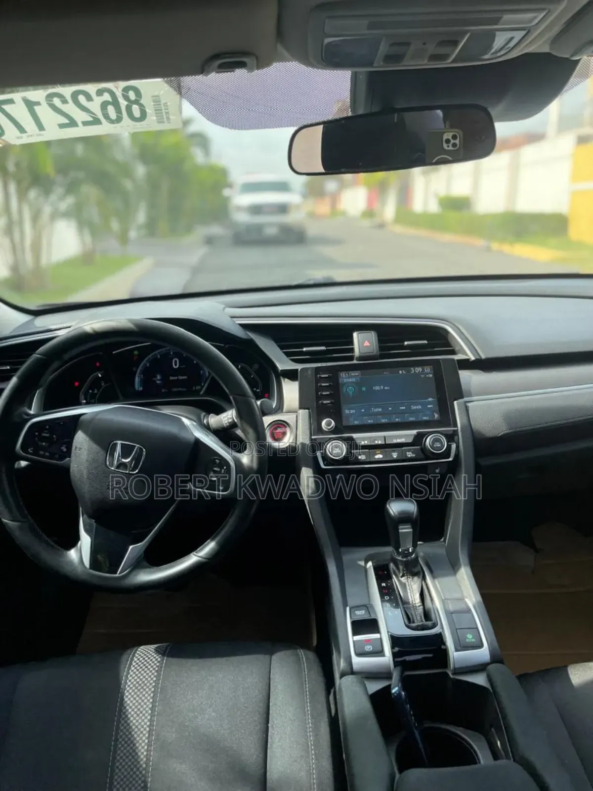 Honda Civic EX Sedan 2019 Black