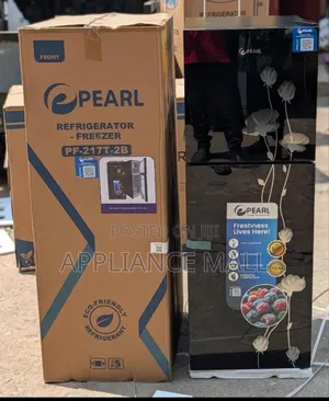 Pearl Fridge Black Mirror 138l